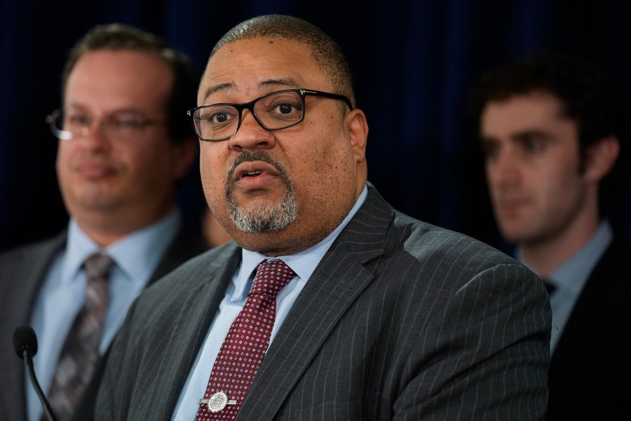 Manhattan District Attorney Alvin Bragg speaks to the media after a jury found former President Donald Trump guilty on 34 felony counts of falsifying business records, Thursday, May 30, 2024, in New York. Donald Trump became the first former president to be convicted of felony crimes as a New York jury found him guilty of 34 felony counts of falsifying business records in a scheme to illegally influence the 2016 election through hush money payments to a porn actor who said the two had sex. (AP Photo/Seth Wenig)