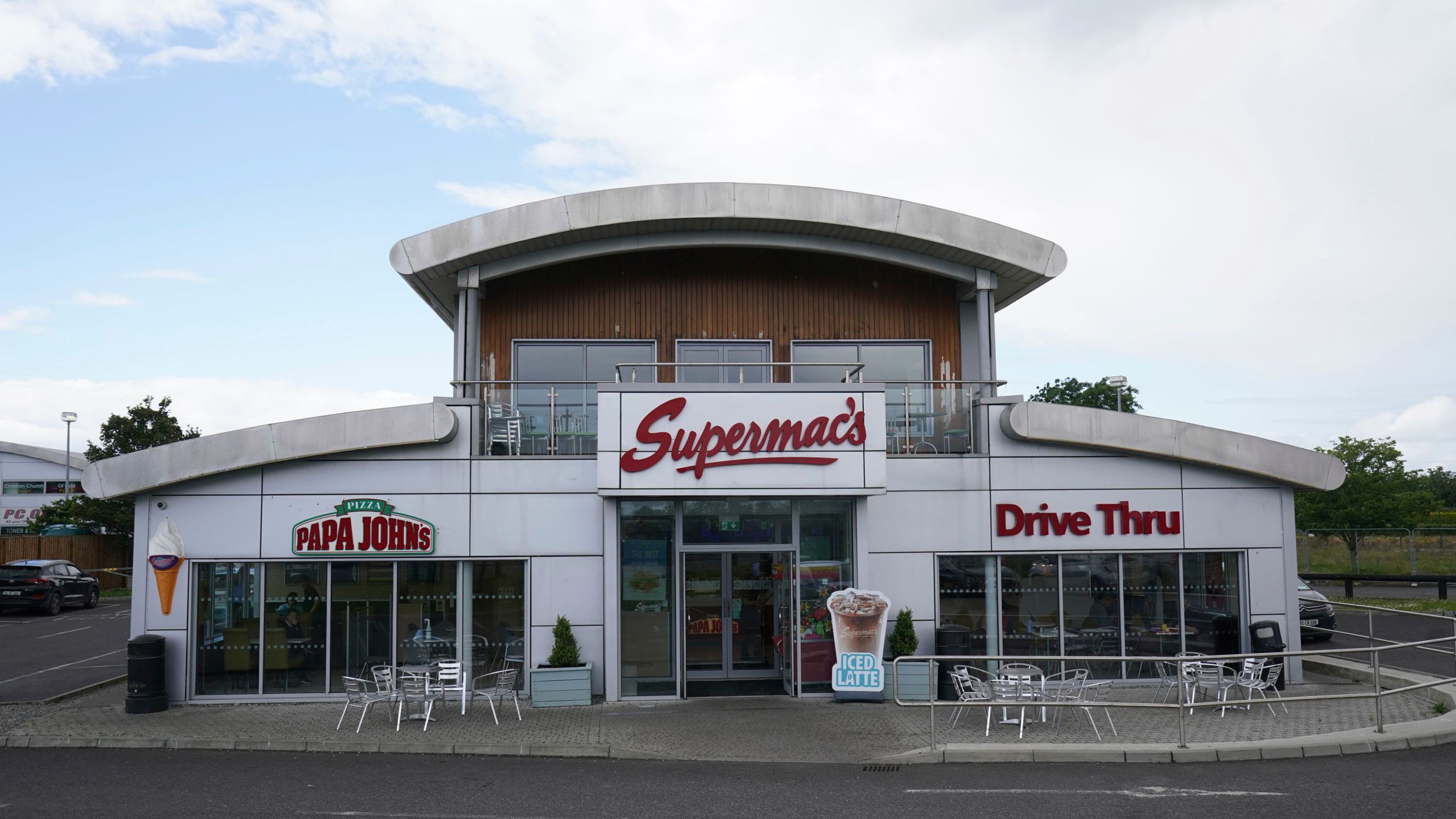 A Supermac's is picture at Trim Retail Park, County Meath, in the Republic of Ireland, Wednesday June 5, 2024. McDonald’s has lost its Big Mac trademark in the 27-nation bloc, ruling in favor of Irish fast food rival Supermac’s in a longrunning legal battle. (Brian Lawless/PA via AP)