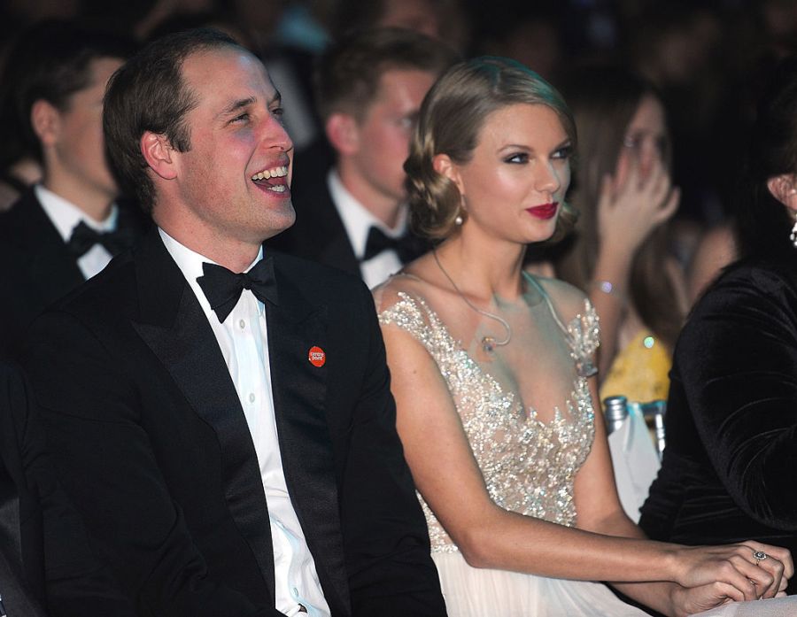 Prince William and Taylor Swift in Nov. 2013 Credit: Getty Images