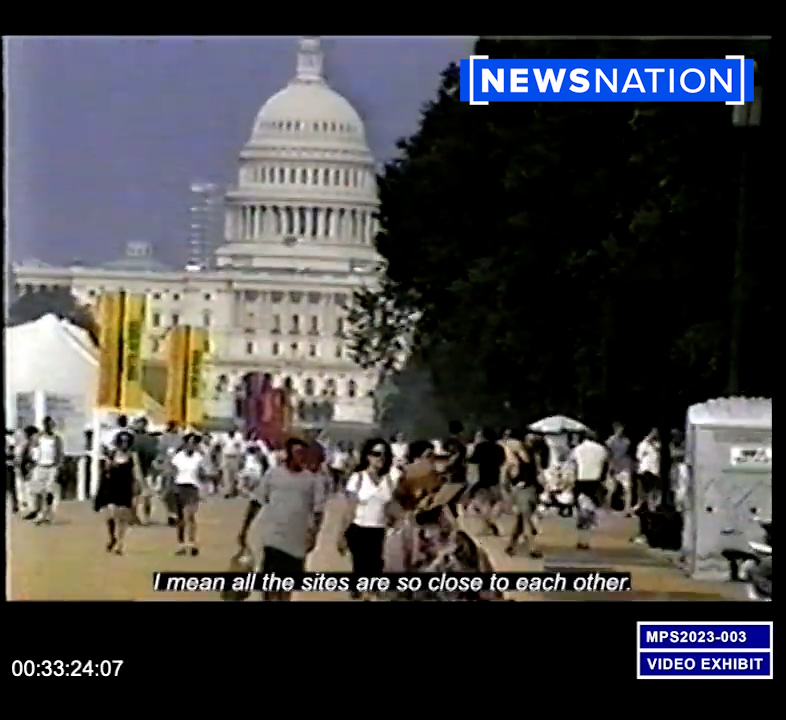 Still of video given by 9/11 Families United claiming it shows Saudi officials casing U.S. Capitol, Courtesy King Salman