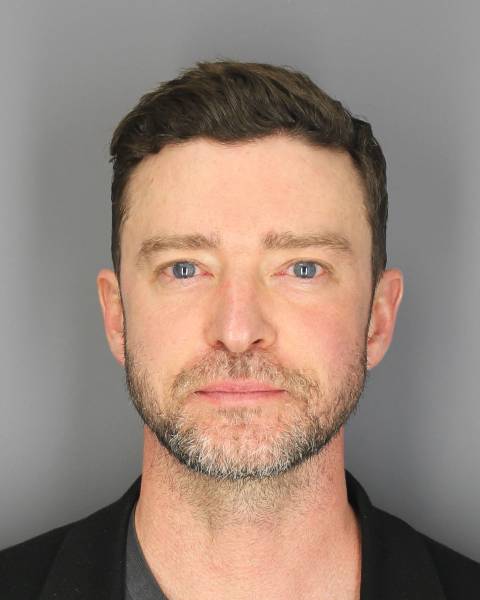 Justin Timberlake in a mugshot after a DWI arrest Monday, June 17.