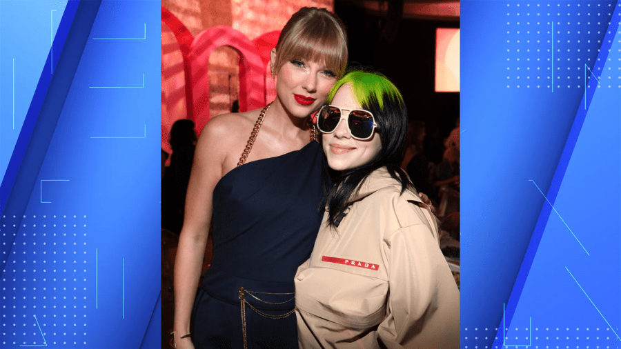 Taylor Swift and Billie Eilish. Credit: Getty Images