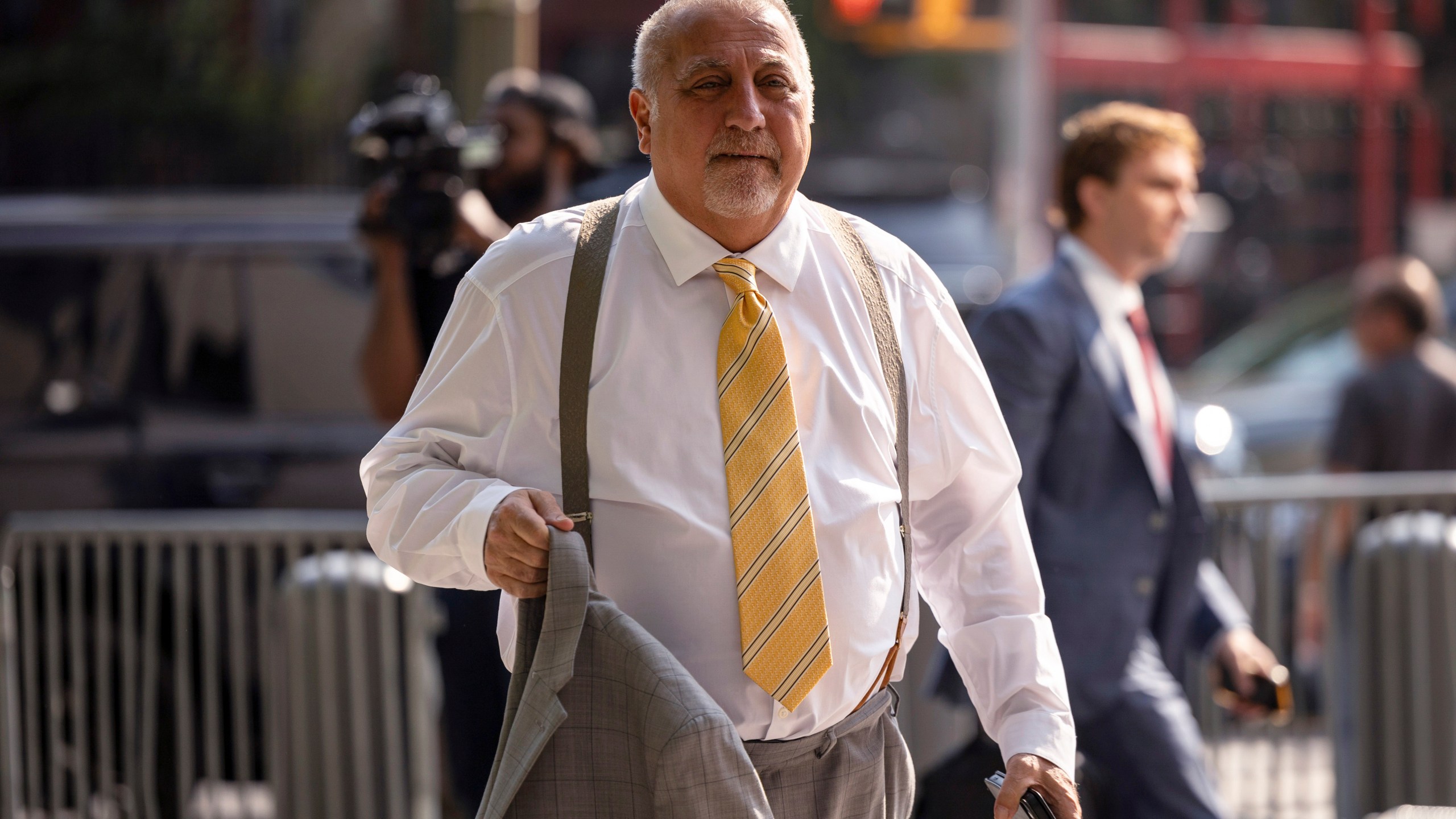 Fred Daibes arrives at federal court, Tuesday, July 9, 2024, in New York. (AP Photo/Yuki Iwamura)