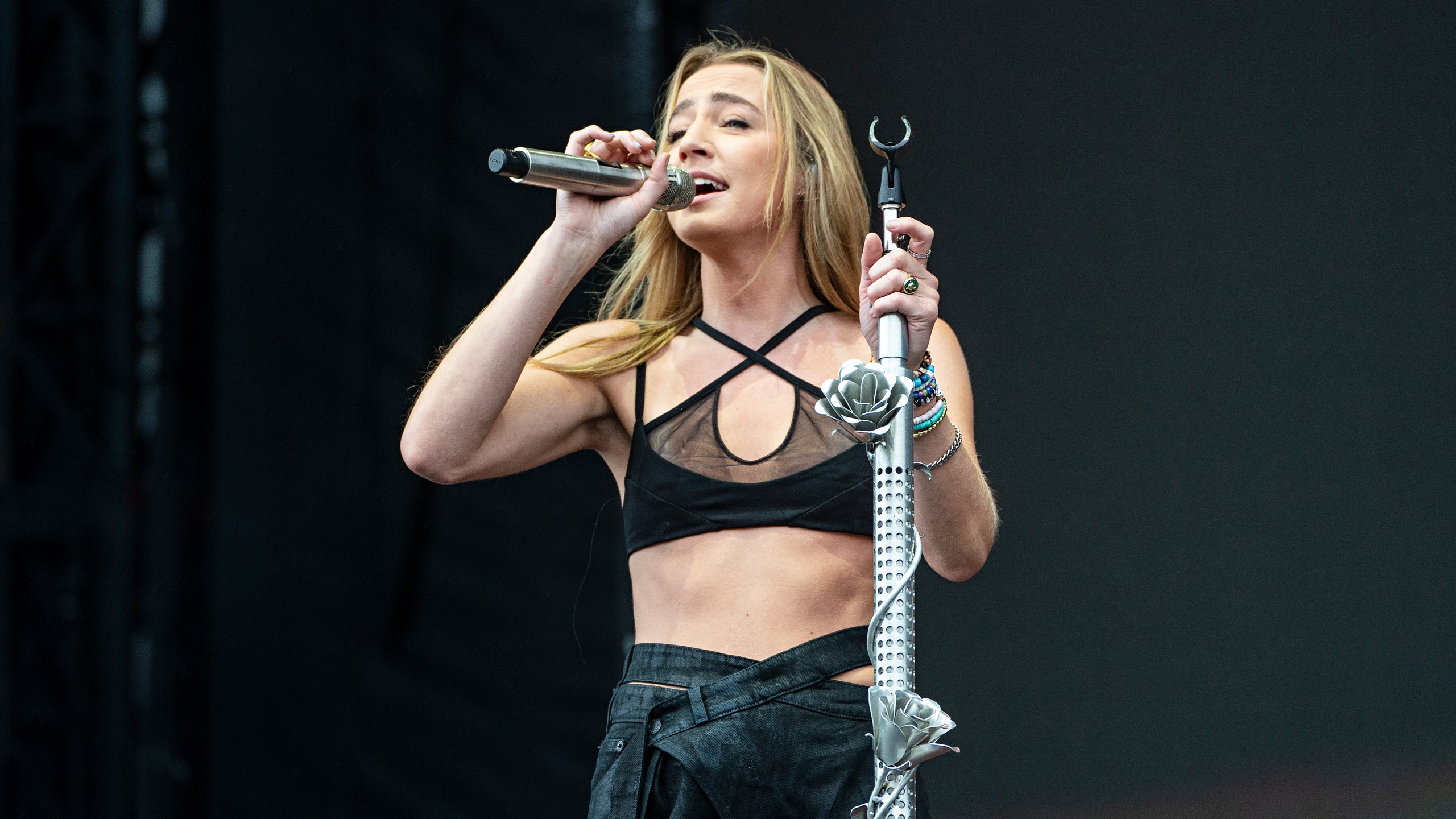 FILE - Ingrid Andress performs on day four of the Lollapalooza Music Festival in Chicago on Aug. 6, 2023. (Photo by Amy Harris/Invision/AP, File)