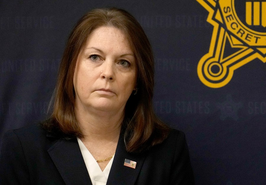 FILE - Secret Service Director Kimberly Cheatle attends a news conference, June 4, 2024, in Chicago. Cheatle and the Secret Service are under intense scrutiny following an assassination attempt on former President Donald Trump during a rally Saturday, July 13, in Pennsylvania. He was injured and people across the political spectrum are wondering how a gunman could get so close to the presumptive Republican presidential nominee when he was supposed to be carefully guarded. Cheatle has talked about how the Secret Service has a “zero fail mission.” (AP Photo/Charles Rex Arbogast, File)