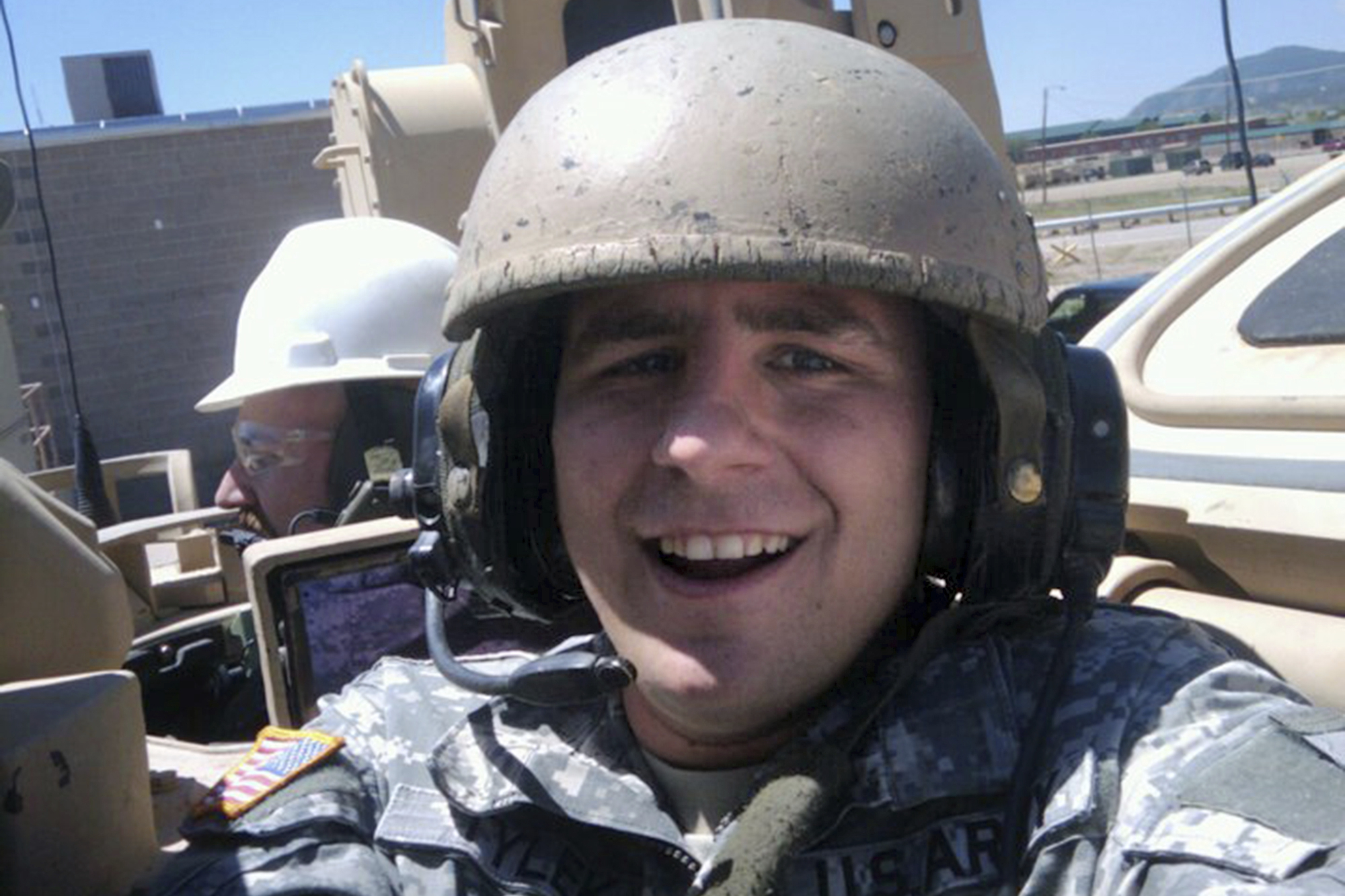 This photo provided by Casey Tylek shows him serving in the U.S. Army in Fort Carson Colo., in 2010. (Casey Tylek via AP)