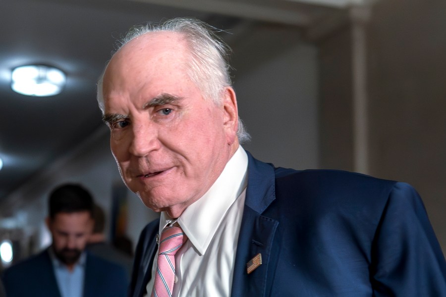 FILE - Rep. Mike Kelly, R-Pa., is pictured at the Capitol in Washington, Oct. 13, 2023. Kelly will lead a House task force charged with investigating the assassination attempt against former President Donald Trump. Kelly was appointed leader of the effort on Monday, July 29, 2024. Kelly was present at the Trump rally and his congressional district includes the city of Butler, Pa., where the attack occurred. (AP Photo/J. Scott Applewhite, File)