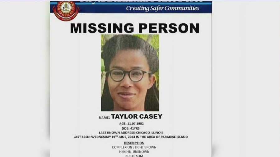 Taylor Casey missing person poster.