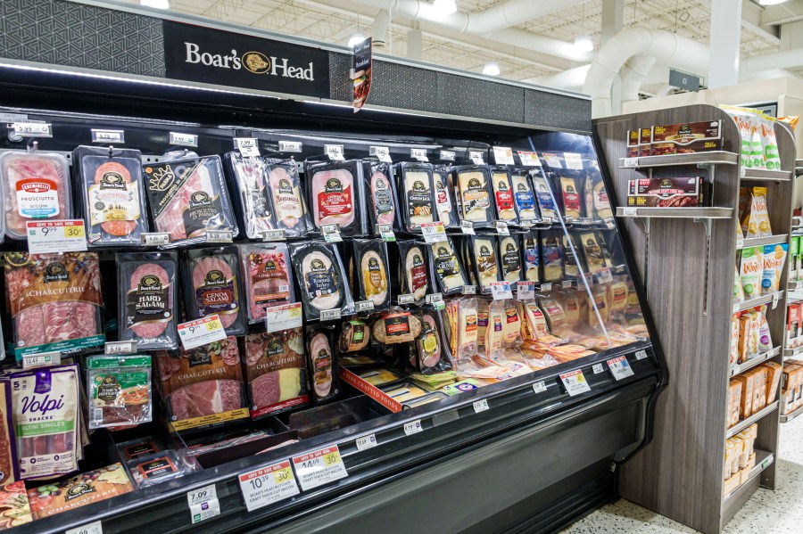 Athens, Georgia, Publix, Grocery Store Boar's Head deli meats, display.