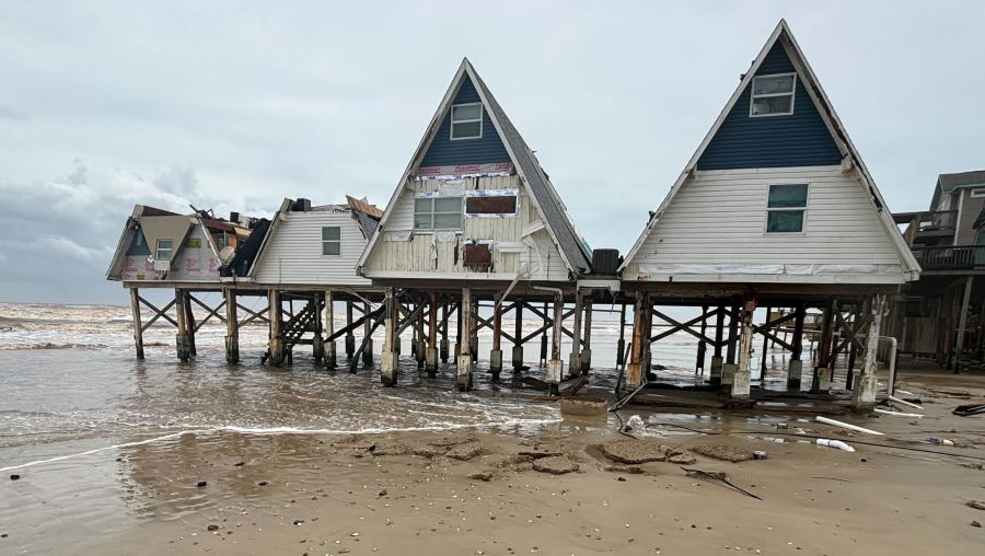 Hurricane Beryl's winds destroyed a strip of well known, beloved A-frame houses in Surfside Beach.