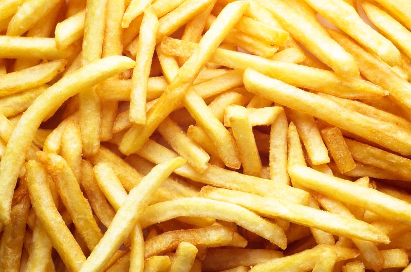 An undated photo of french fries.