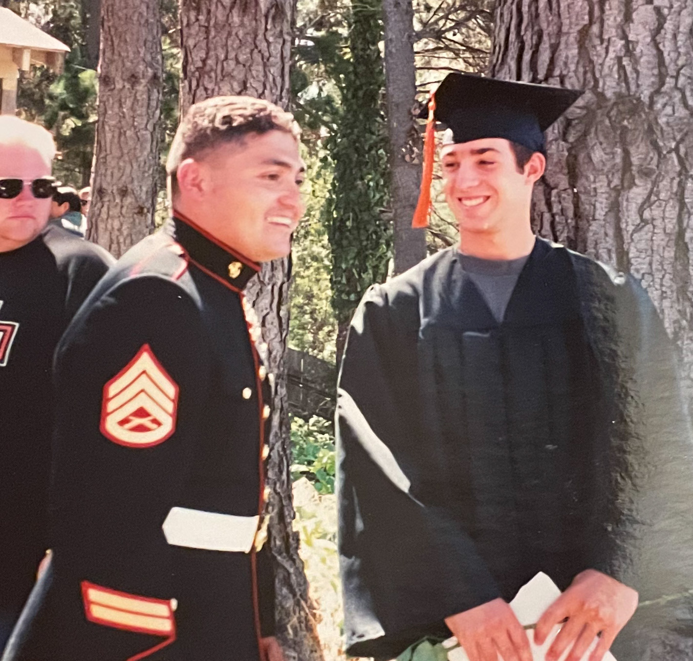 Troy Galloway at graduation.