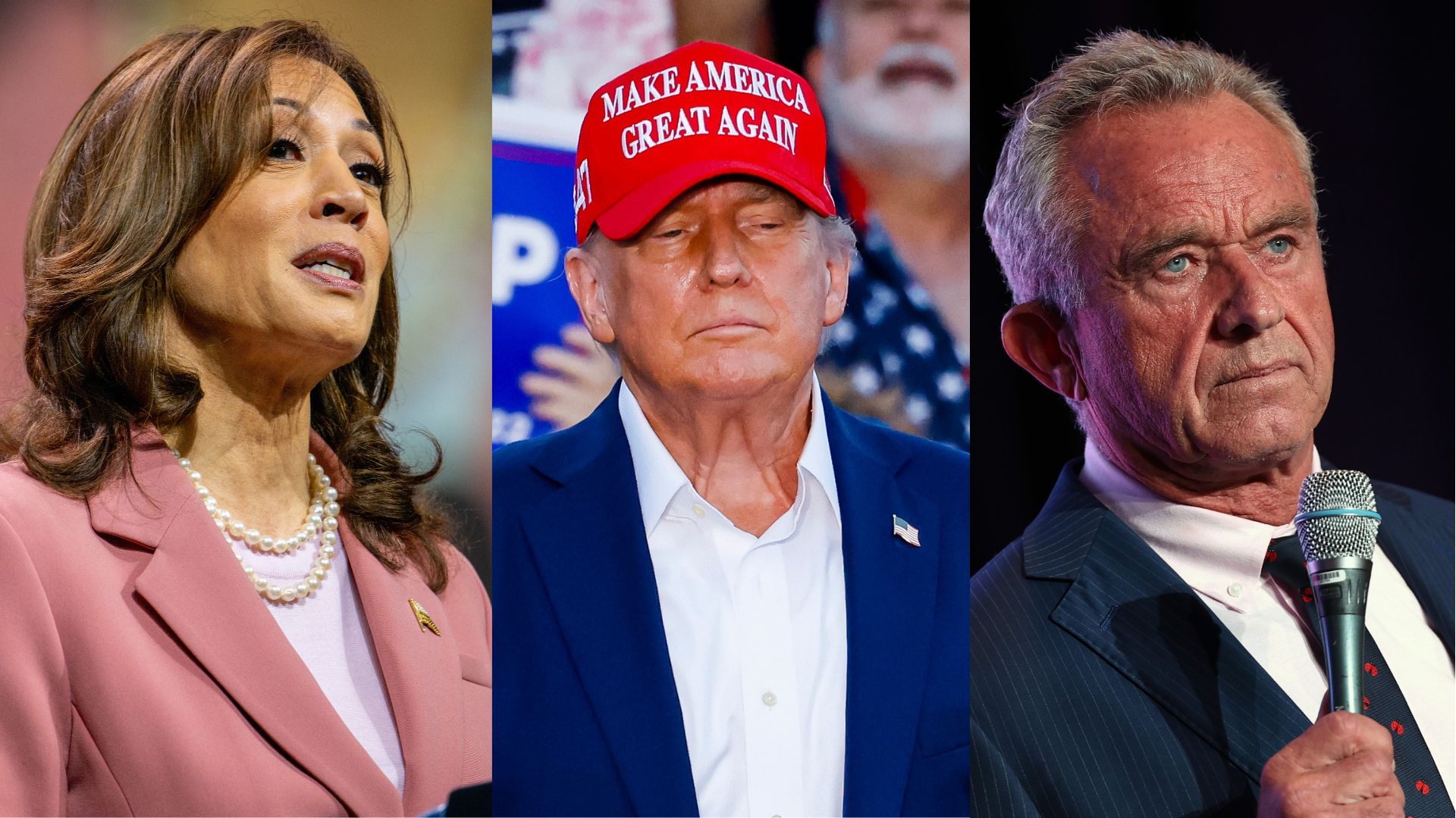 Kamala Harris vs. Donald Trump vs. RFK Jr.: Checking their policies