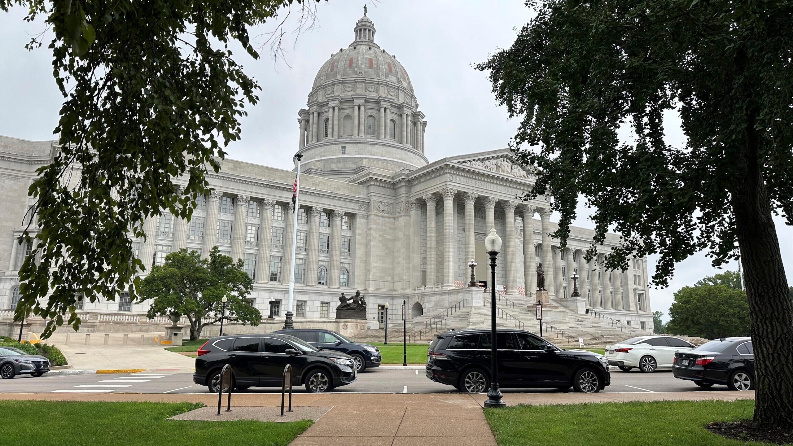 The Missouri Capitol is shown on Tuesday, Aug. 13, 2024, in Jefferson City, Mo. (AP Photo/David A. Lieb)