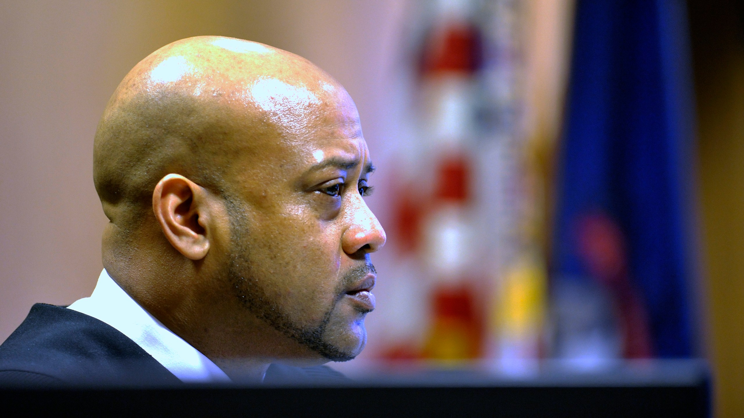 FILE - Judge Kenneth King listens during a probable-cause hearing, April 2, 2015, in Detroit. . (Todd McInturf /Detroit News via AP)