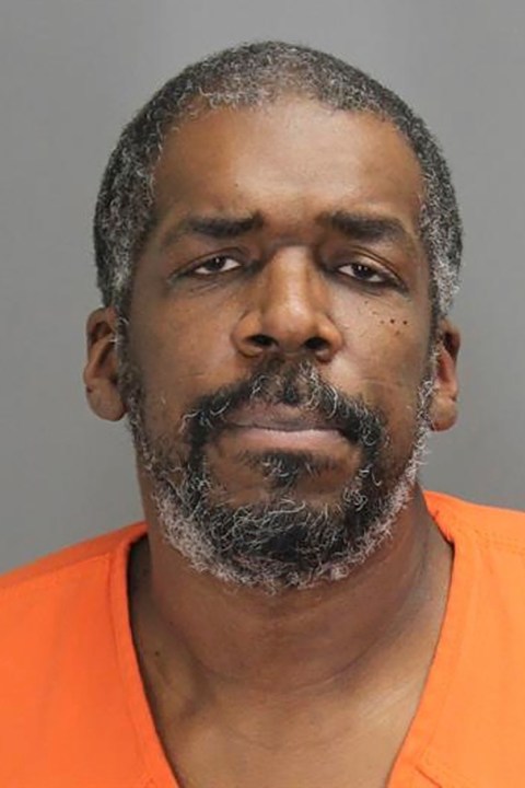 This undated booking photo provided by the Oakland County Sheriff’s Department shows Aaron Maree, one of the four security guards facing trial in the death of an unarmed Black man who was pinned to the ground during a fierce struggle at a suburban Detroit shopping mall. (Oakland County Sheriff’s Department via AP)