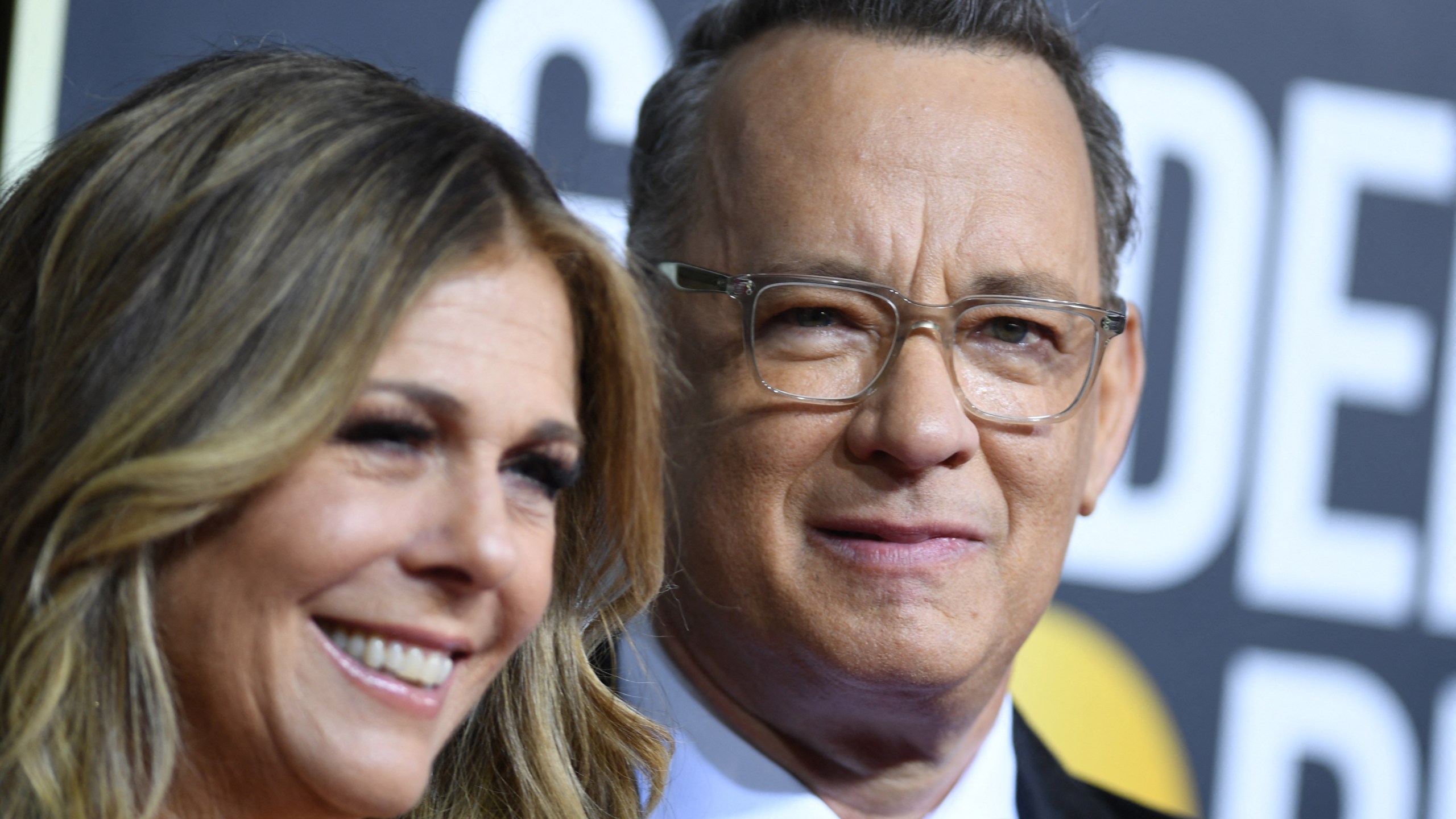 US actor Tom Hanks and wife Rita Wilson