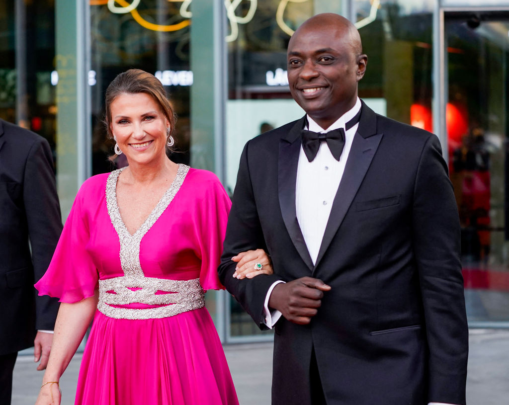 Norway's Princess Martha Louise and her fiancé Durek Verrett