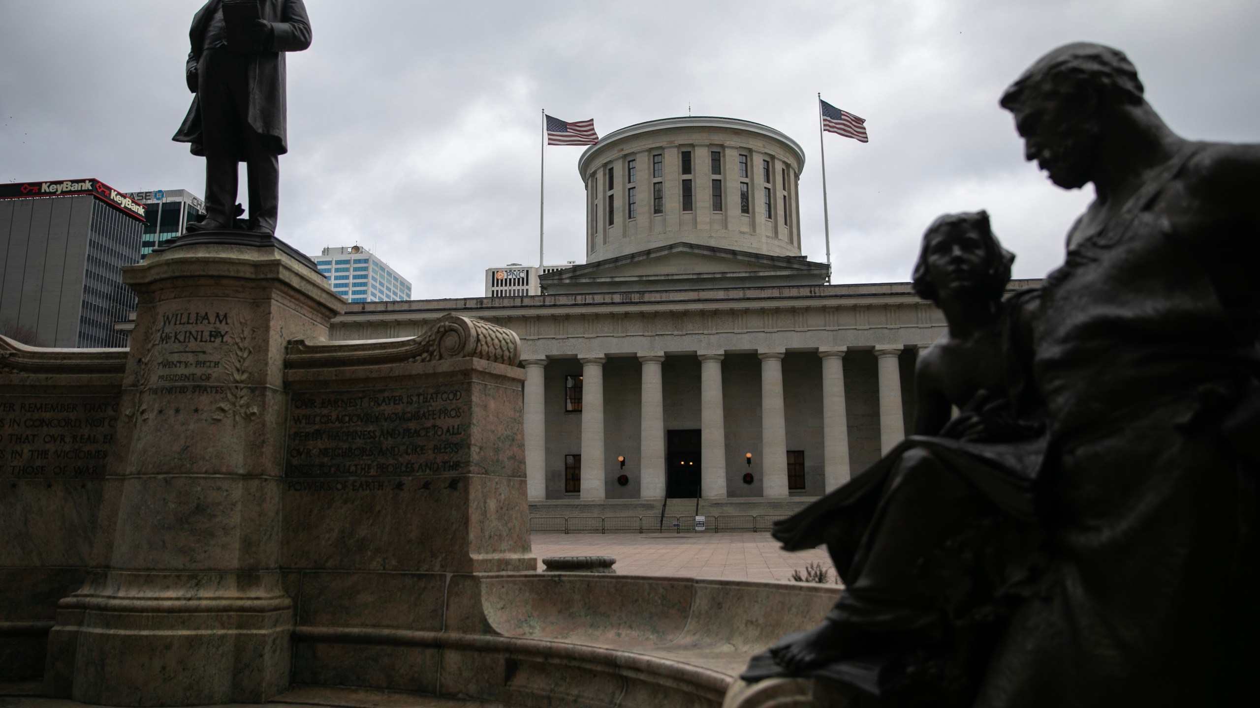 COLUMBUS, OH- DECEMBER, 18: The Ohio Statehouse on December 18, 2023.