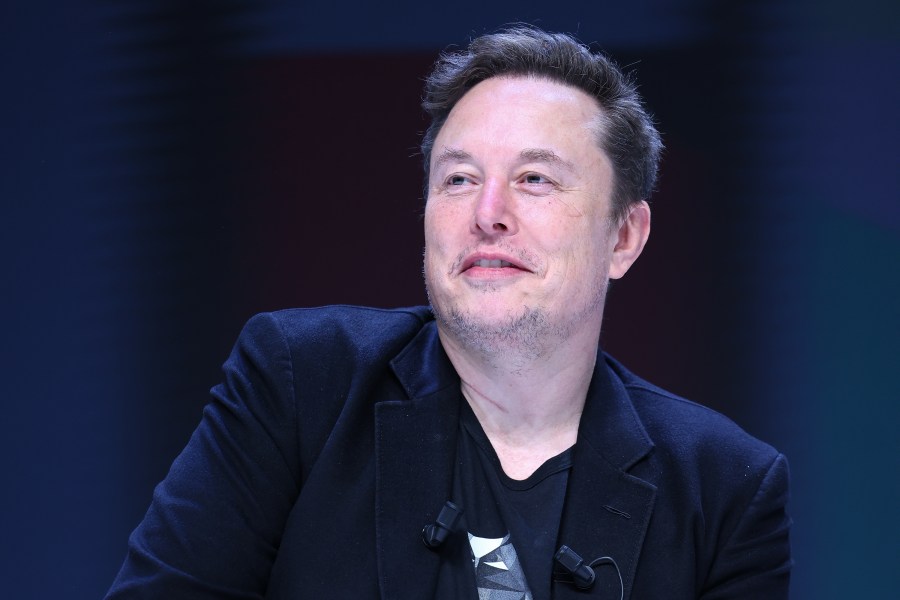 Elon Musk attends 'Exploring the New Frontiers of Innovation: Mark Read in Conversation with Elon Musk' session during the Cannes Lions International Festival Of Creativity 2024