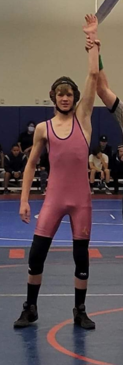 Jarrett Brooks at a wrestling match.