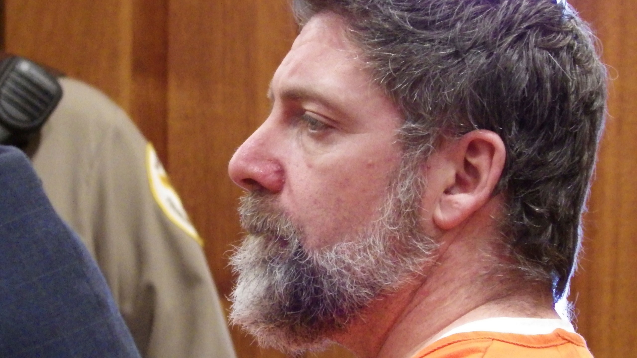 FILE - Ian Cramer listens to state District Judge Bobbi Weiler during his court appearance, April 17, 2024, at the McLean County Courthouse in Washburn, N.D. (AP Photo/Jack Dura, file)