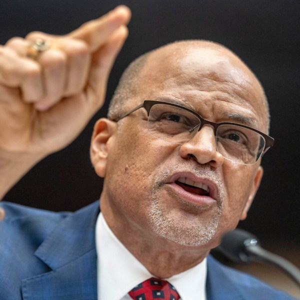 FILE - David Banks, chancellor of New York Public schools, answers a question during a House Subcommittee on Early Childhood, Elementary, and Secondary Education hearing on antisemitism in K-12 public schools, May 8, 2024, on Capitol Hill in Washington. (AP Photo/Jacquelyn Martin, File)