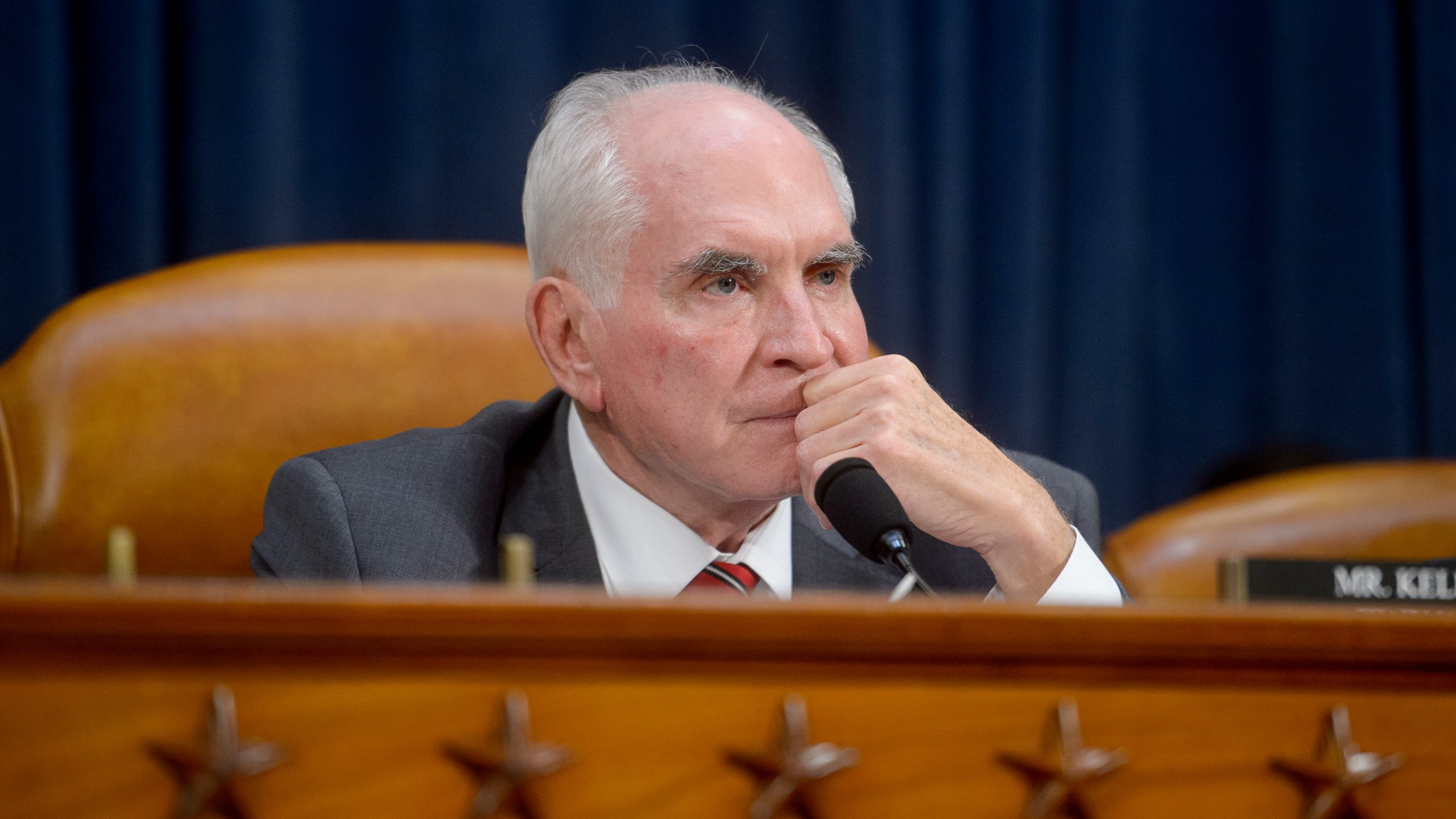 Chairman Rep. Mike Kelly, R-Pa., leads the first public hearing of a bipartisan congressional task force investigating the assassination attempts against Republican presidential nominee former President Donald Trump, on Capitol Hill in Washington, Thursday, Sept. 26, 2024. (AP Photo/Rod Lamkey, Jr.)