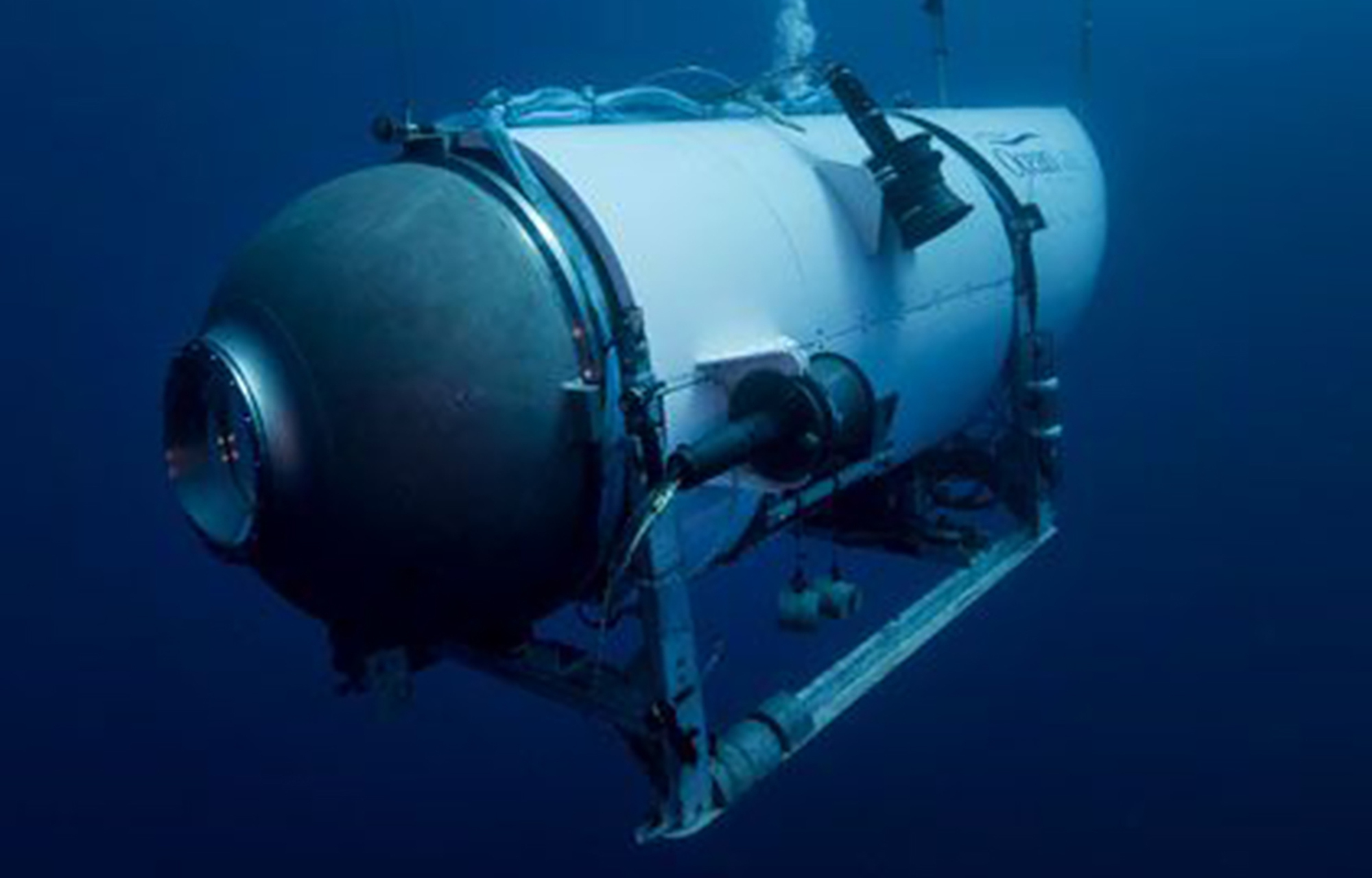 An image of the Titan submersible before implosion.