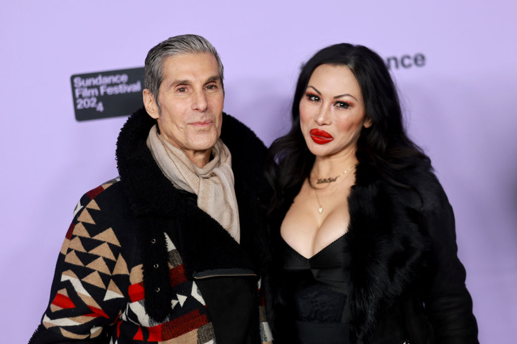 Perry Farrell and Etty Lau Farrell attend "LOLLA: THE STORY OF LOLLAPALOOZA" Premiere during the 2024 Sundance Film Festival.