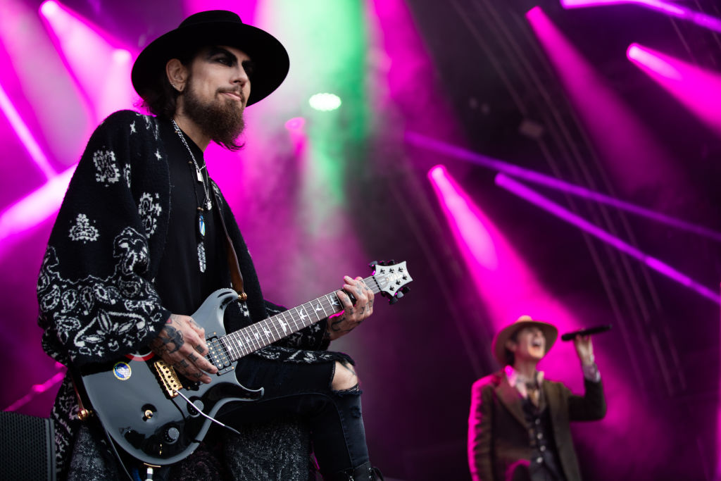 Dave Navarro and Perry Farrell of Jane's Addiction perform in Ireland.