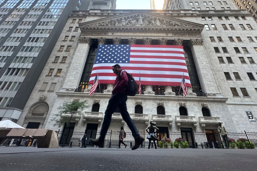 FILE - The New York Stock Exchange is shown on Sept. 10, 2024. in New York. (AP Photo/Peter Morgan, File)