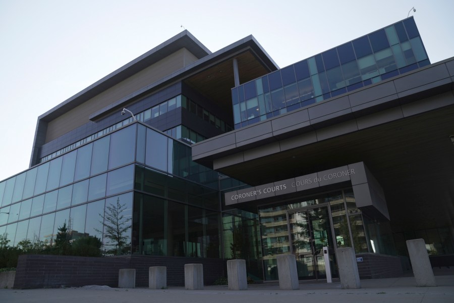 The Office of the Chief Coroner: Ontario is seen in Toronto on Thursday, Sept. 19, 2024. (AP Photo/Angie Wang)