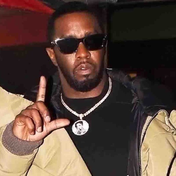 Diddy is seen arriving at Global radio in London.