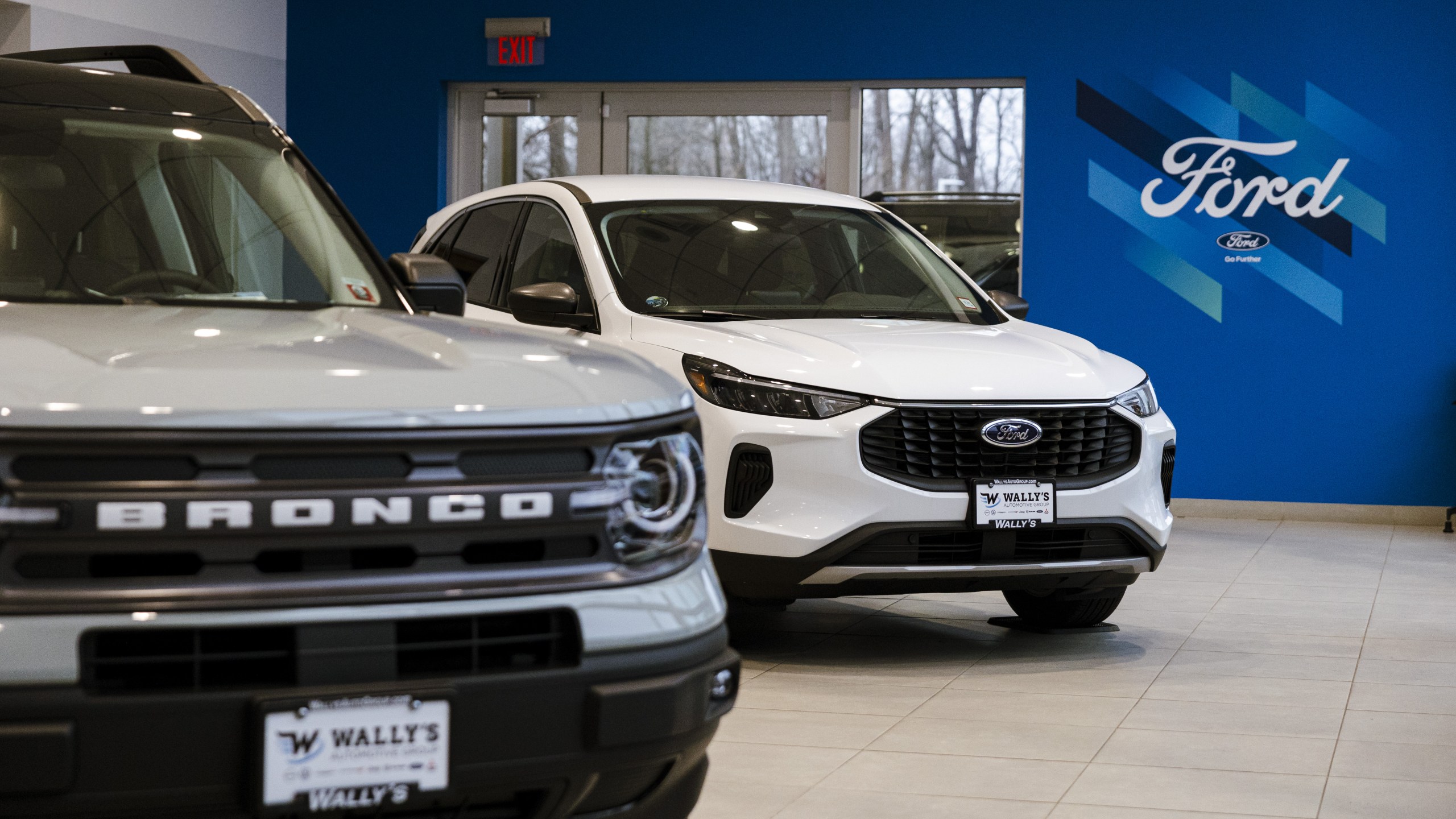 A Ford dealership in New York.