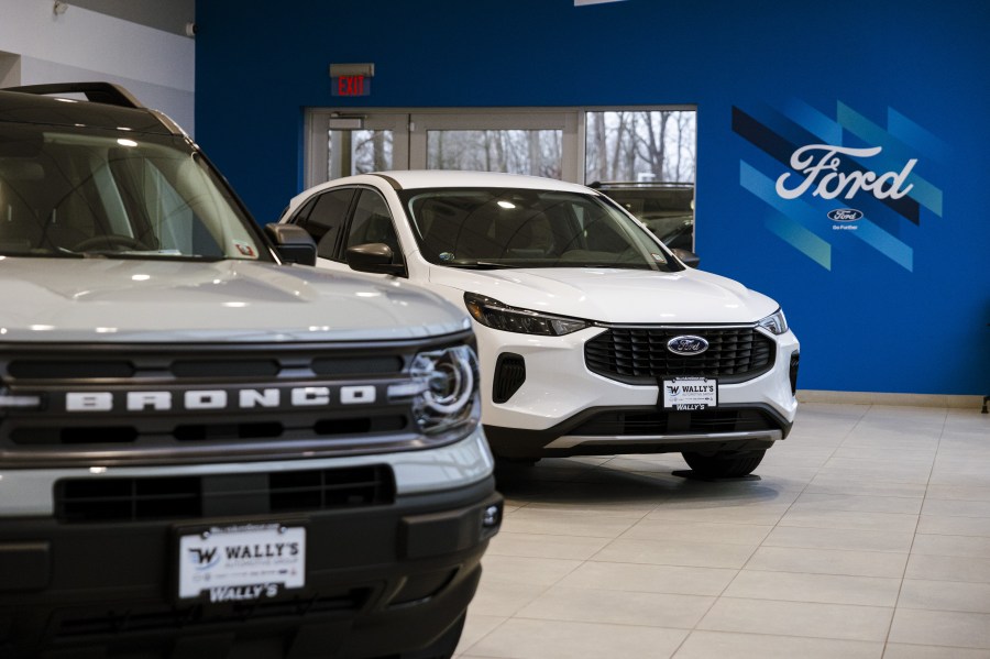 A Ford dealership in New York.