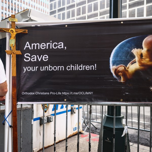 Pro-life demonstration in Manhattan, New York, United States of America, on July 6th, 2024.