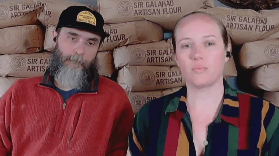 Stephanie Hand and Donnie Hutchins, owners of The West End Bakery, in Asheville, North Carolina