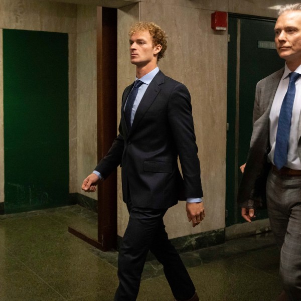 Daniel Penny arrives at the court after break in New York, Tuesday, Nov. 12, 2024. (AP Photo/Yuki Iwamura)