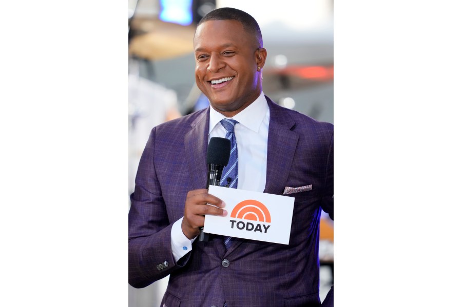 FILE - Craig Melvin appears on NBC's "Today" show in New York on Aug. 11, 2023. (Photo by Charles Sykes/Invision/AP, File)