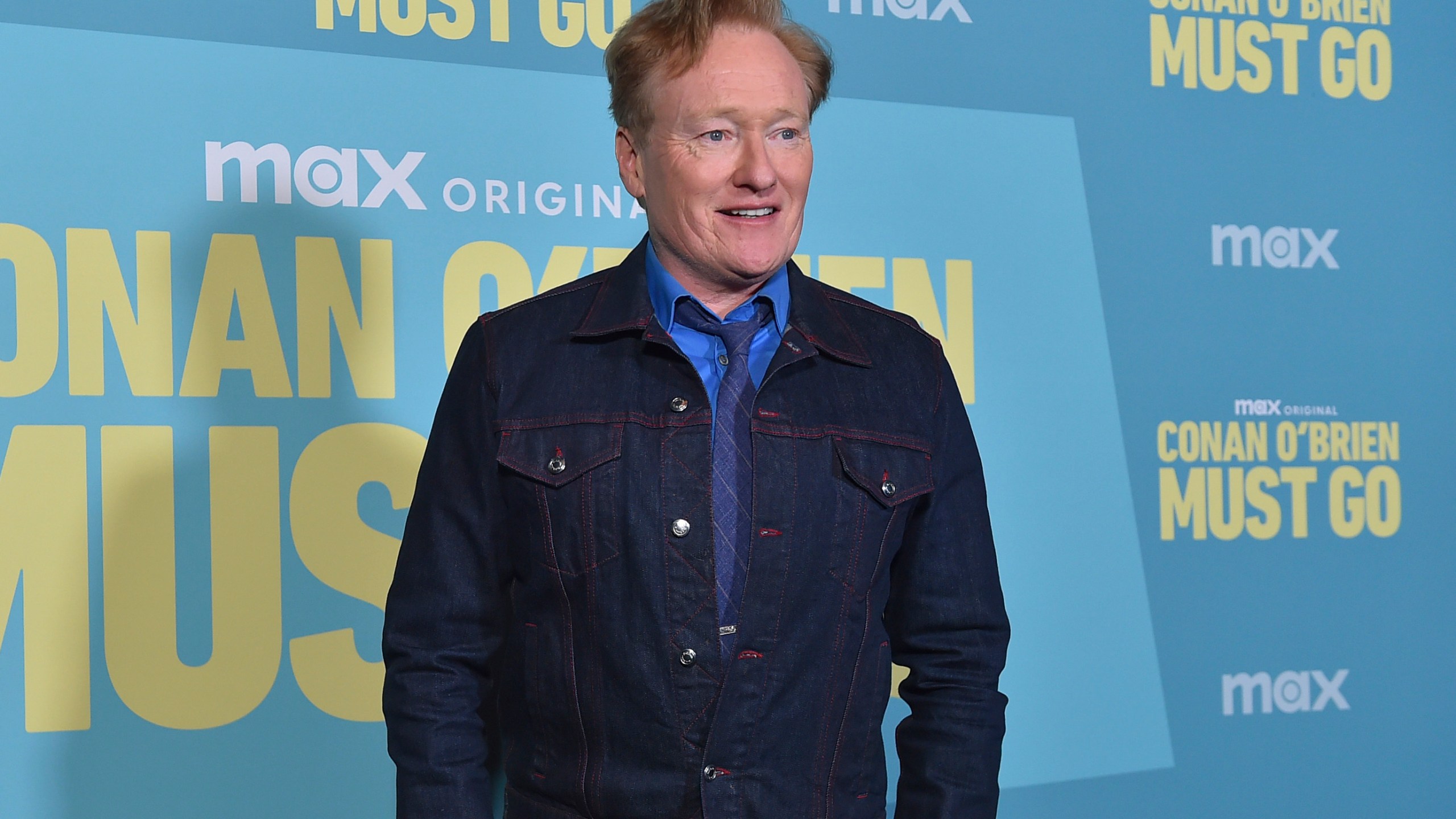 FILE - Conan O'Brien arrives at a photo call for "Conan O'Brien Must Go" in Los Angeles on April 16, 2024. (Photo by Jordan Strauss/Invision/AP, File)