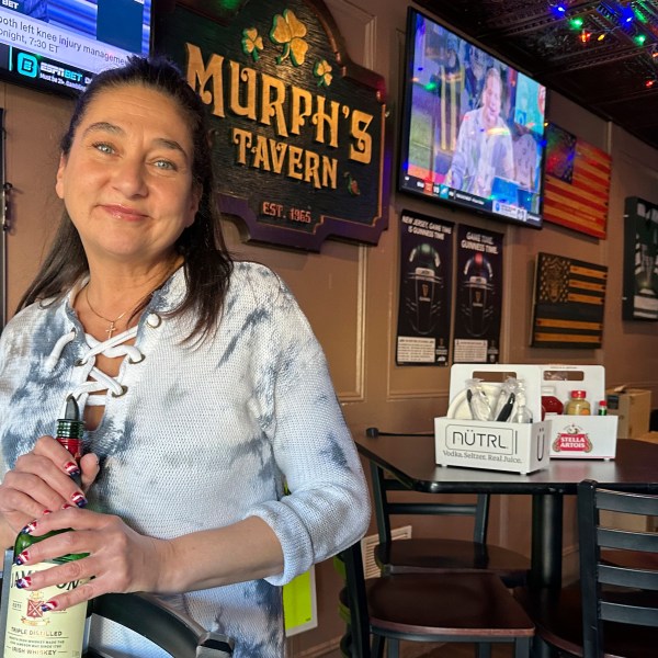 Mara Russo, a bartender at Murph's Tavern in Totowa, N.J., speaks about why she supported President-elect Donald Trump in 2024. Totowa, in suburban New York's Passaic County, went for a Republican for president for the first time since 1992. (AP photo/Mike Catalini)