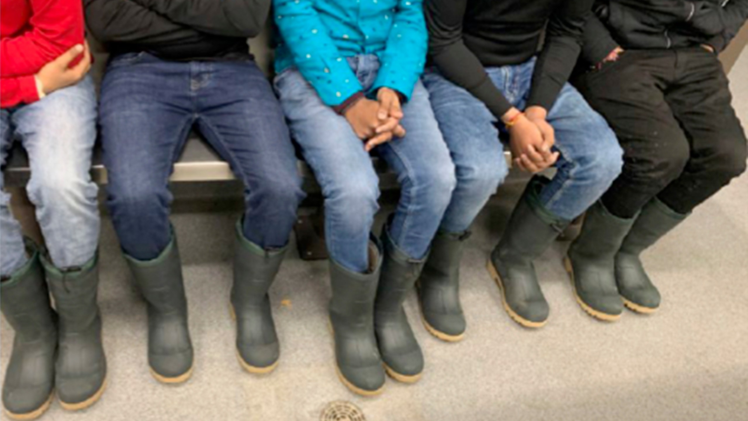 In an image released by the U.S. Attorney’s Office, shows how the migrants who survived the crossing were terribly inadequately dressed. (U.S. Attorney's Office via AP)