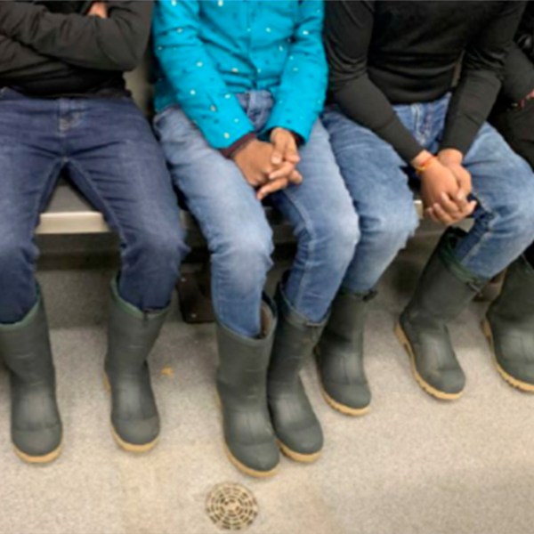 In an image released by the U.S. Attorney’s Office, shows how the migrants who survived the crossing were terribly inadequately dressed. (U.S. Attorney's Office via AP)