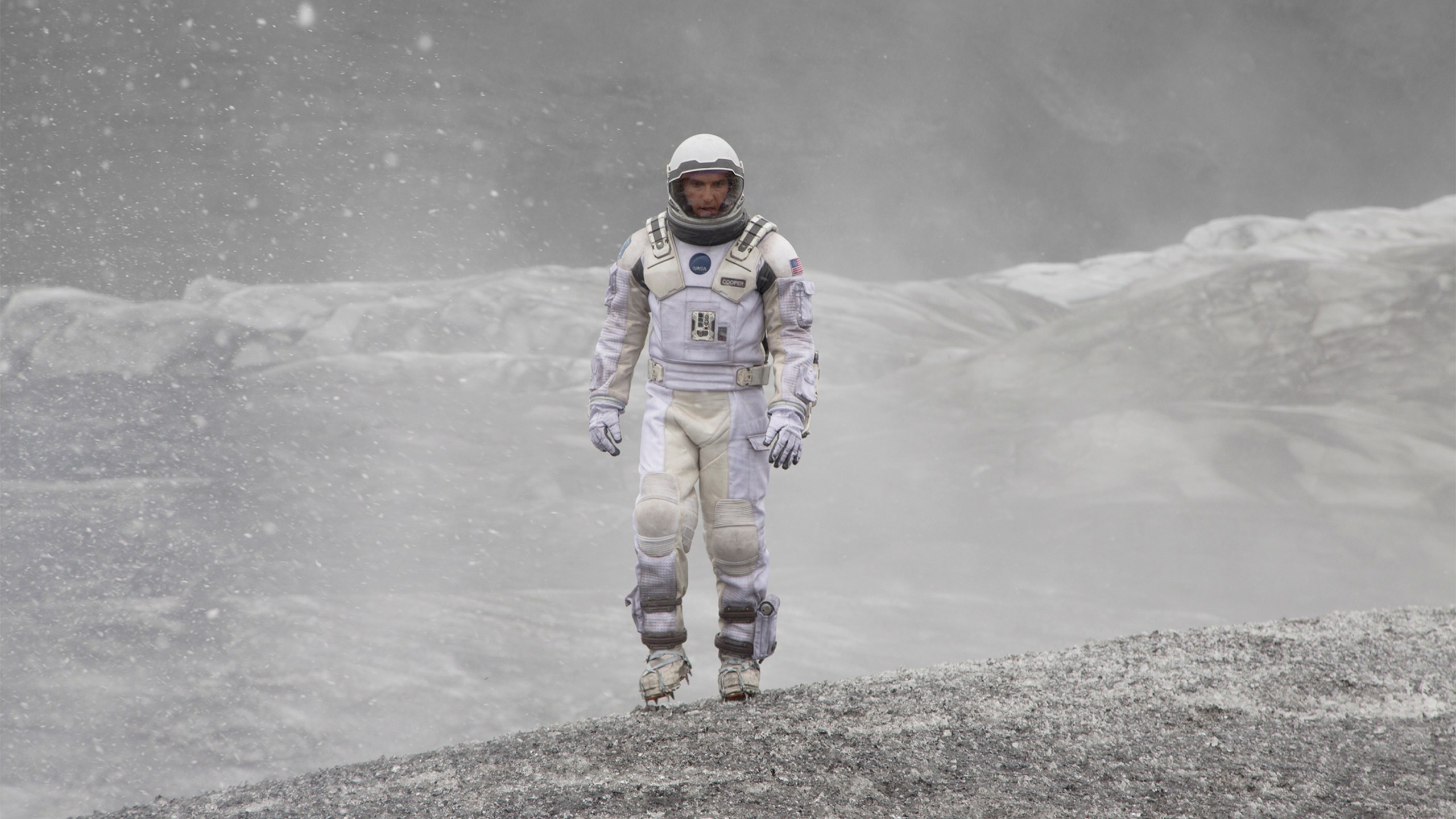 This image released by Paramount Pictures shows Matthew McConaughey in a scene from the film "Interstellar." (Paramount Pictures via AP)