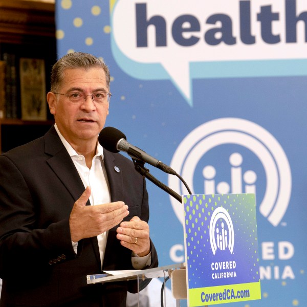 FILE - U.S. Department of Health and Human Services Secretary Xavier Becerra speaks in Sacramento, Calif., Oct. 29, 2024. (AP Photo/Rich Pedroncelli, File)