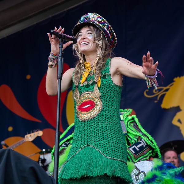 FILE - Lauren Daigle performs at the New Orleans Jazz and Heritage Festival on May 7, 2022, in New Orleans. (Photo by Amy Harris/Invision/AP, File)