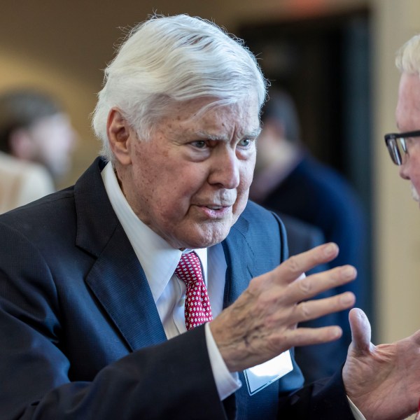 FILE - Former Alabama Director of Athletics Bill Battle is seen at Bryant-Denny Stadium, Jan. 13, 2024, in Tuscaloosa, Ala. (AP Photo/Vasha Hunt, File)