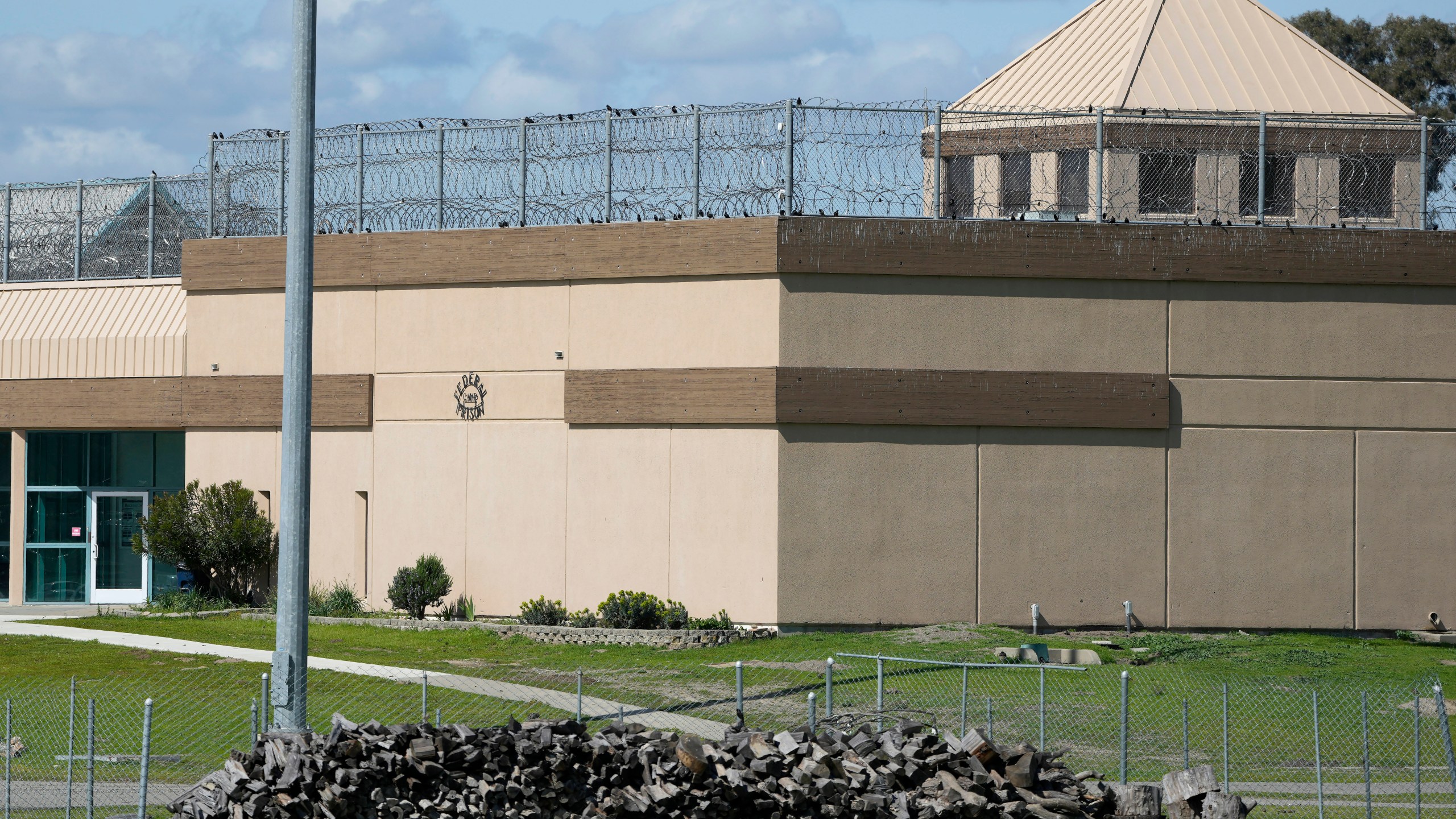 FILE - The Federal Correctional Institution is shown in Dublin, Calif., March 11, 2024. (AP Photo/Jeff Chiu, File)