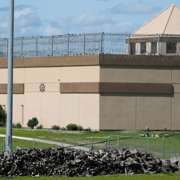 FILE - The Federal Correctional Institution is shown in Dublin, Calif., March 11, 2024. (AP Photo/Jeff Chiu, File)